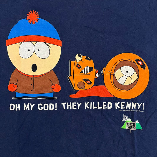 south park 1998 kenny tee x-large
