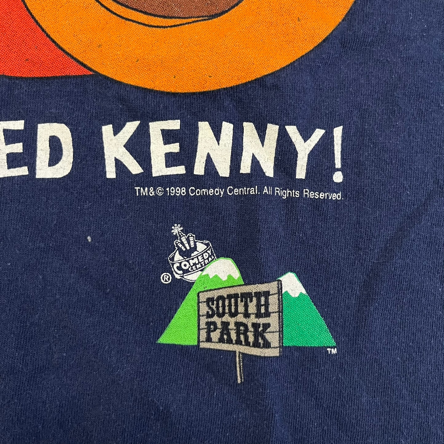 south park 1998 kenny tee x-large