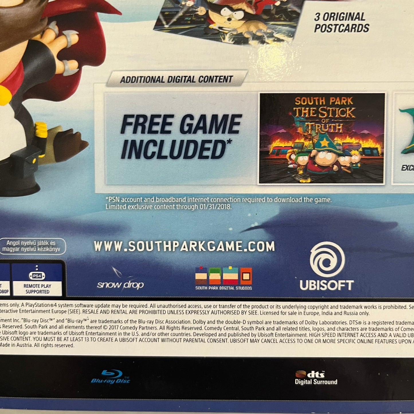 south park fractured but whole collector's edition