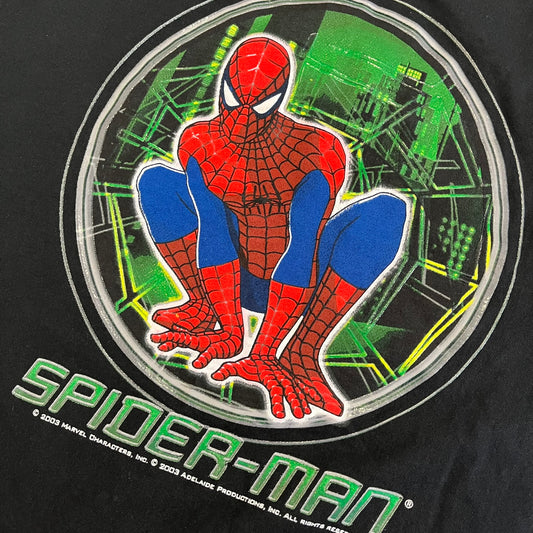 spider-man 2003 green tee