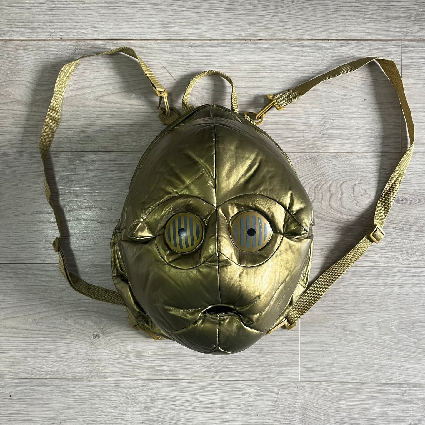 star wars 90's c-3po head backpack