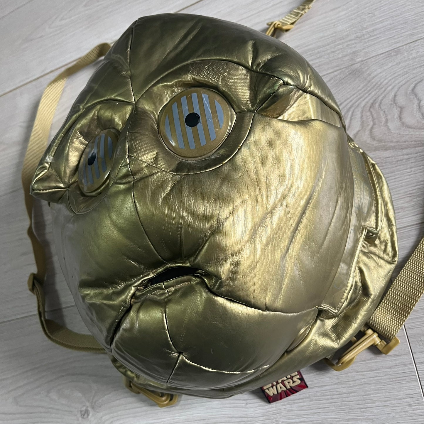 star wars 90's c-3po head backpack