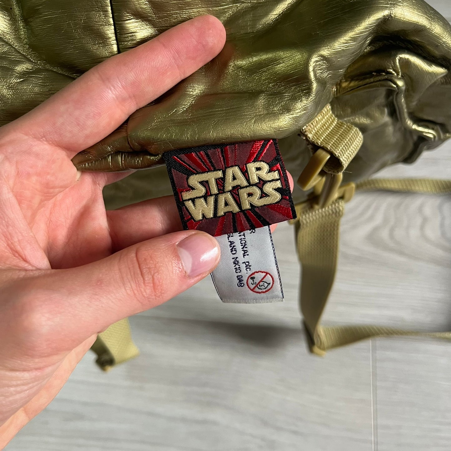 star wars 90's c-3po head backpack