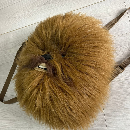 star wars 90's chewbacca head backpack