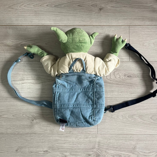 star wars 90's yoda smaller head backpack