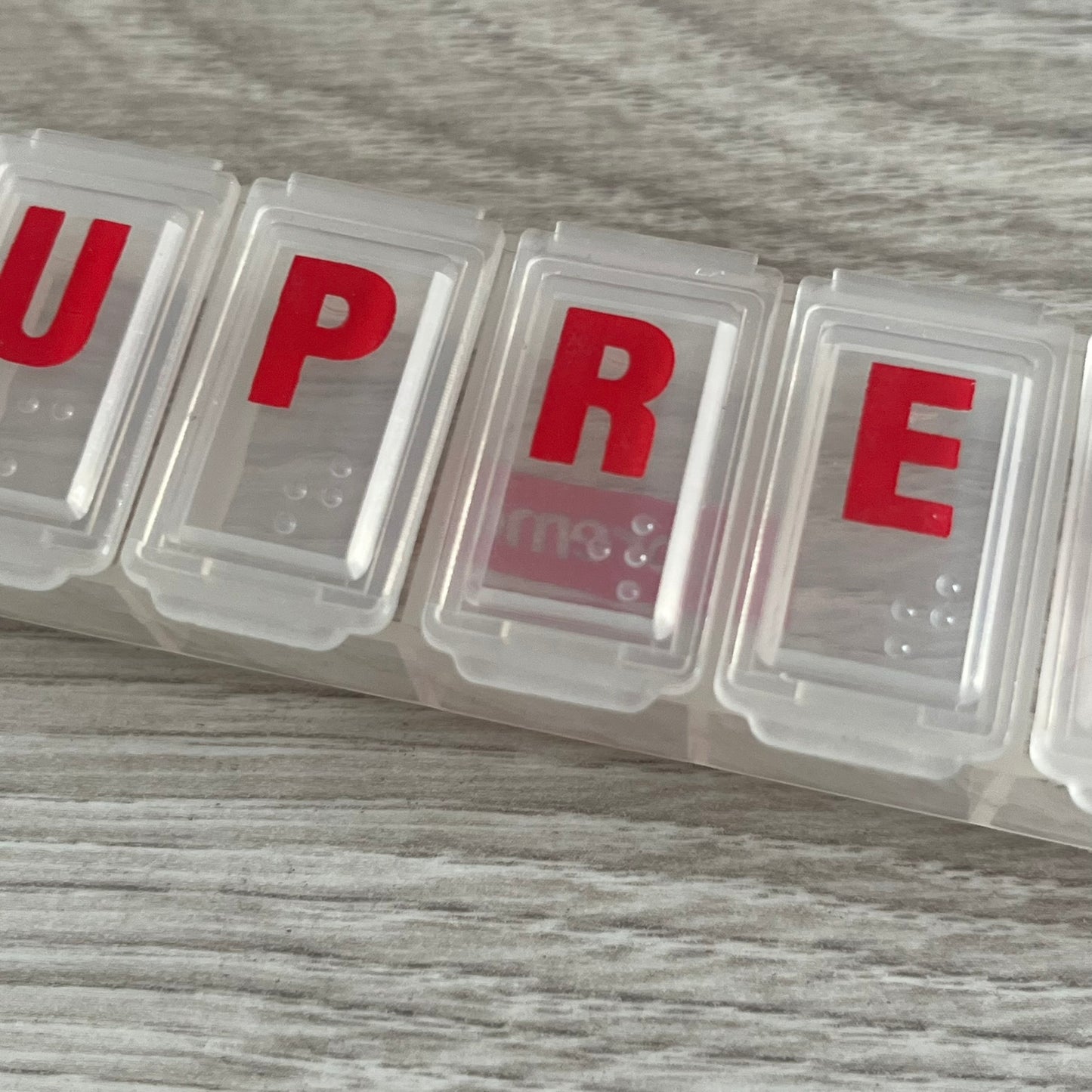supreme weekday pillbox