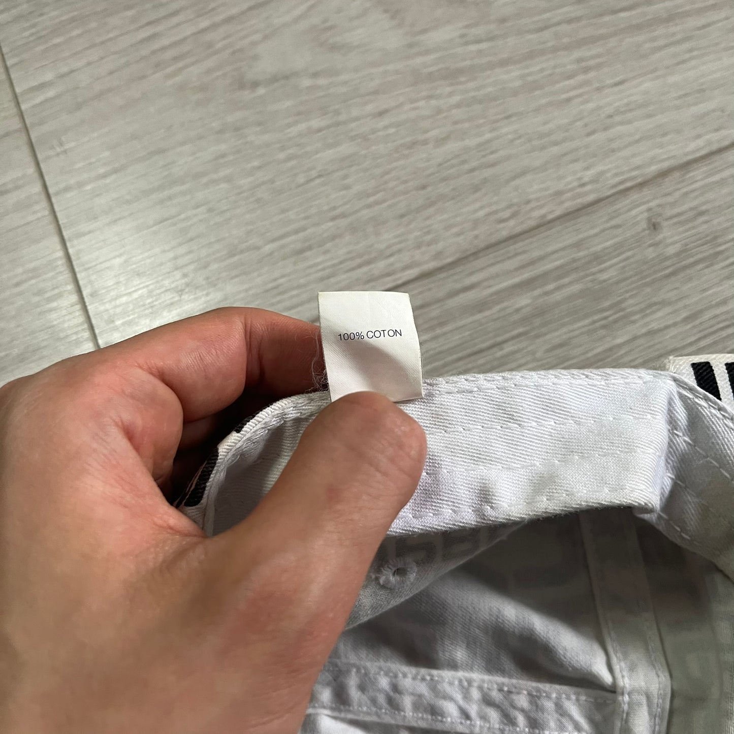 supreme repeater camp cap white