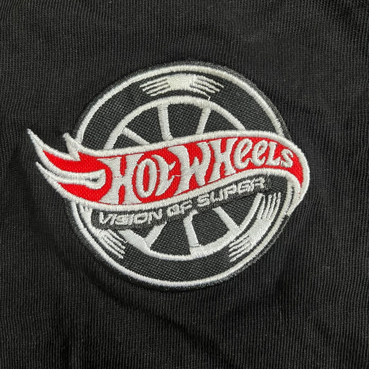 Hot Wheels logo on a black background