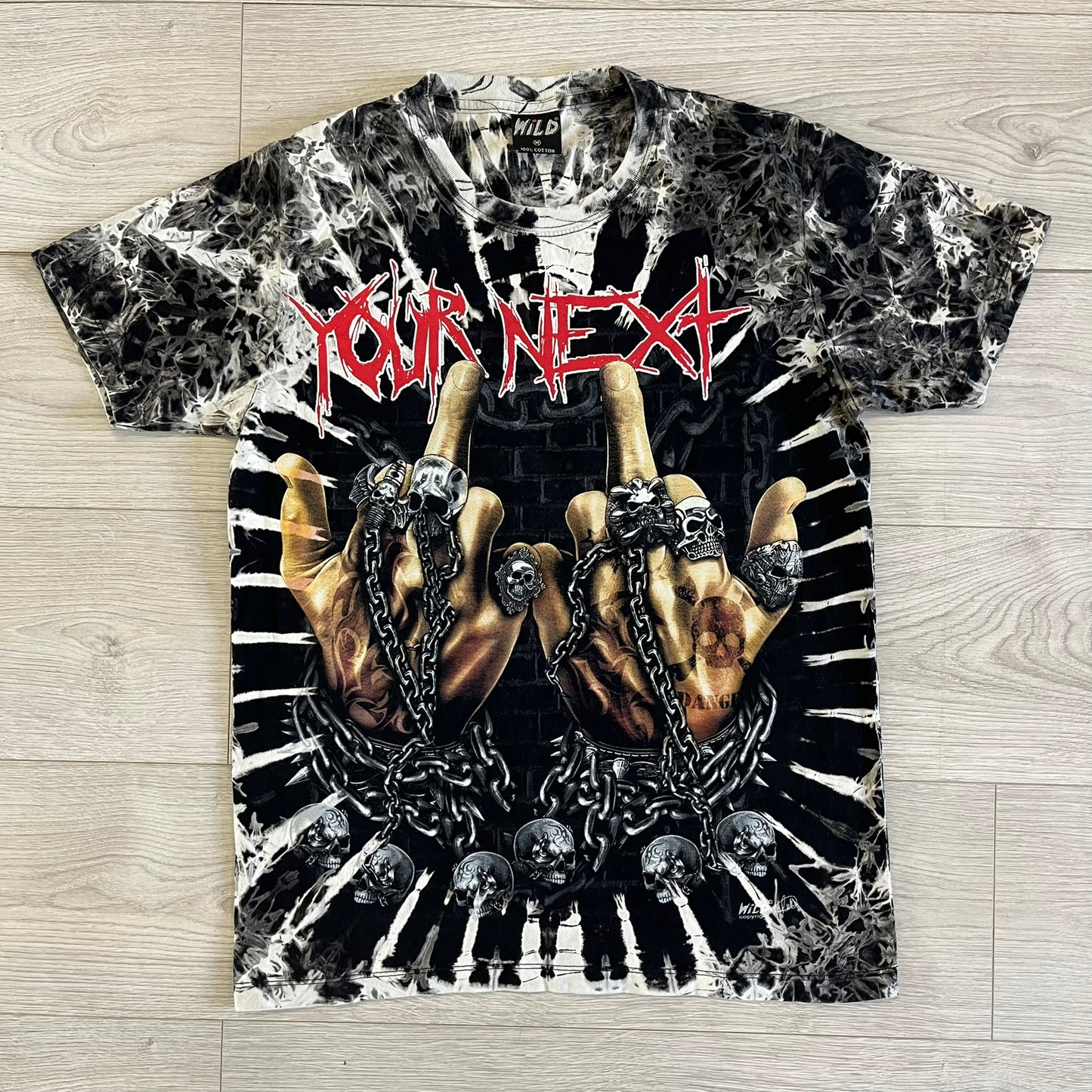 wild 4d middle fingers tee