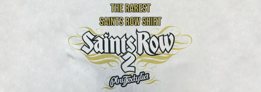 Saints Row 2 x PLNY Textylia 2008 Promo Tee: The Rarest Saints Row Shirt Nobody Talks About