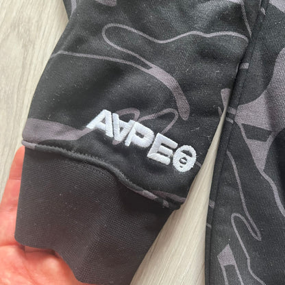 AAPE By Bathing Ape Now Silicon Badge Camo Crewneck
