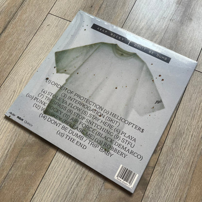 A$AP Rocky x Quince “Shirthead” Exclusive Vinyl is a limited edition 2-disc LP released alongside Don’t Be Dumb, the fourth studio album by A$AP Rocky in 2026. The vinyl was produced in collaboration with Quince as part of the “Shirthead” concept tied to the album rollout. The release includes the full album pressed across two records and was issued as a collectible edition connected to the project’s launch.