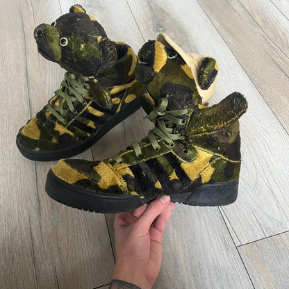 Adidas Jeremy Scott 'Camo Bear' Sneakers 43 1/3 eu – único13