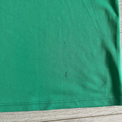 Adidas 2007-08 Mexico Powerade Limited Edition 3/4 Tee in green with red collar and white Adidas sleeve stripes. Features embroidered Adidas logo beneath the neck, Mexico crest on the heart, and a “Powerade Edición Especial” patch at the lower front. Extremely rare, issued only to select Coca-Cola store owners in Mexico.