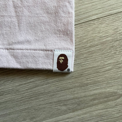 Bape By Bathing Ape Pink Tee