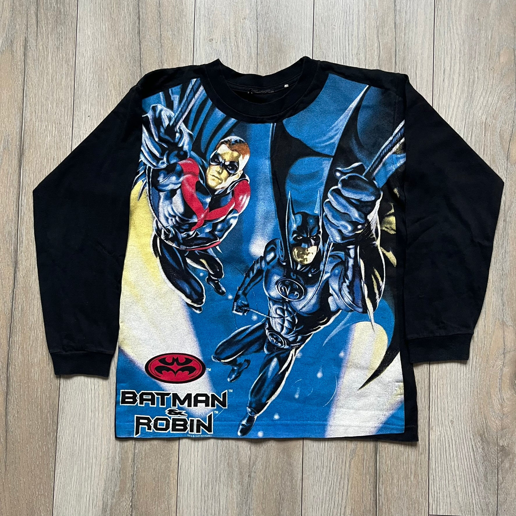 Batman & Robin 1997 AOP Promo Longsleeve Tee – único13
