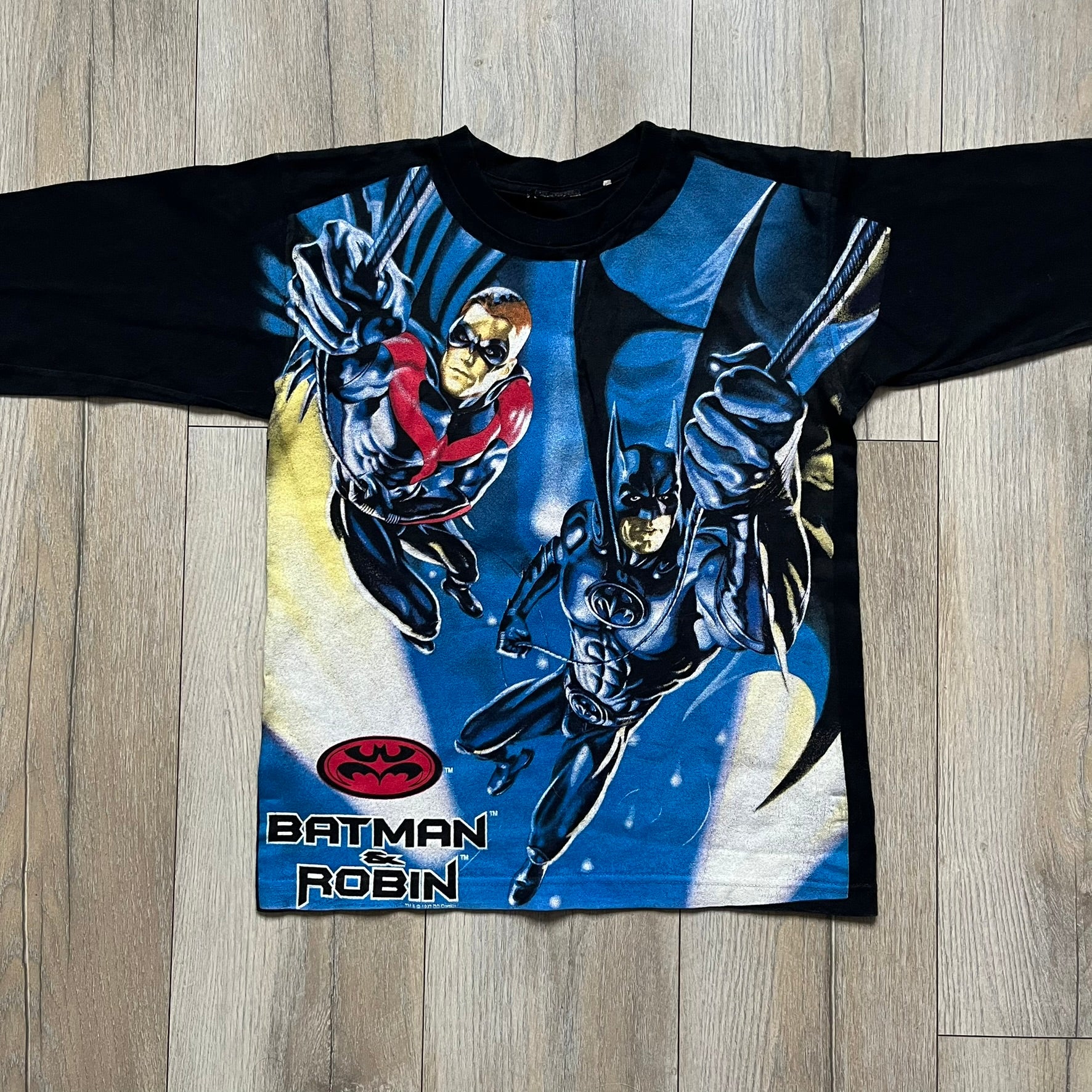 Batman & Robin 1997 AOP Promo Longsleeve Tee – único13