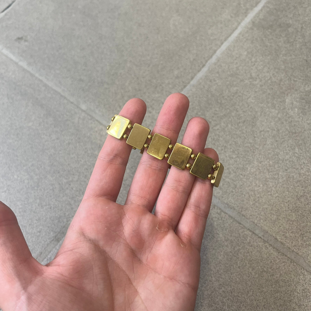 Bazo 1199 "63 OG" Stainless Steel Gold Plated Bracelet is a gold color stainless steel bracelet with thin and smooth beads. The interior is engraved with the 1199 logo and 63OG text.&nbsp;&nbsp;