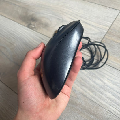 BenQ Zowie EC1-B CS:GO Special Edition Gaming Mouse is a wired ergonomic mouse designed for right-handed users, featuring a PixArt 3360 optical sensor with adjustable DPI settings. The black casing includes a CS:GO Guardian graphic, with a 1000 Hz polling rate, five buttons, and a scroll wheel for precise control. It has a USB connection, 2-meter cable, and a lightweight 94 g construction optimized for palm and claw grip styles.