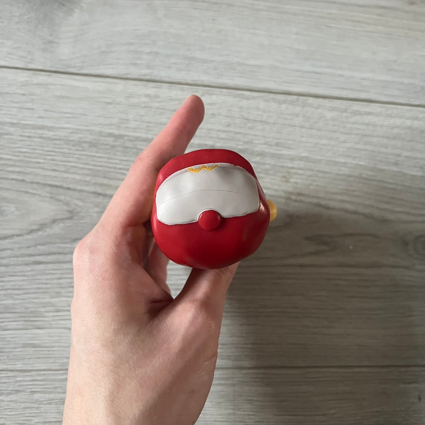 CPFM x McDonald’s Cactus Buddy Figure from the 2022 collaboration between Cactus Plant Flea Market and McDonald’s. Features the signature yellow character wearing a red and white McDonald’s tee with CPFM’s iconic four-eye design. Released as part of the adult Happy Meal collection in FW22, licensed on the back.