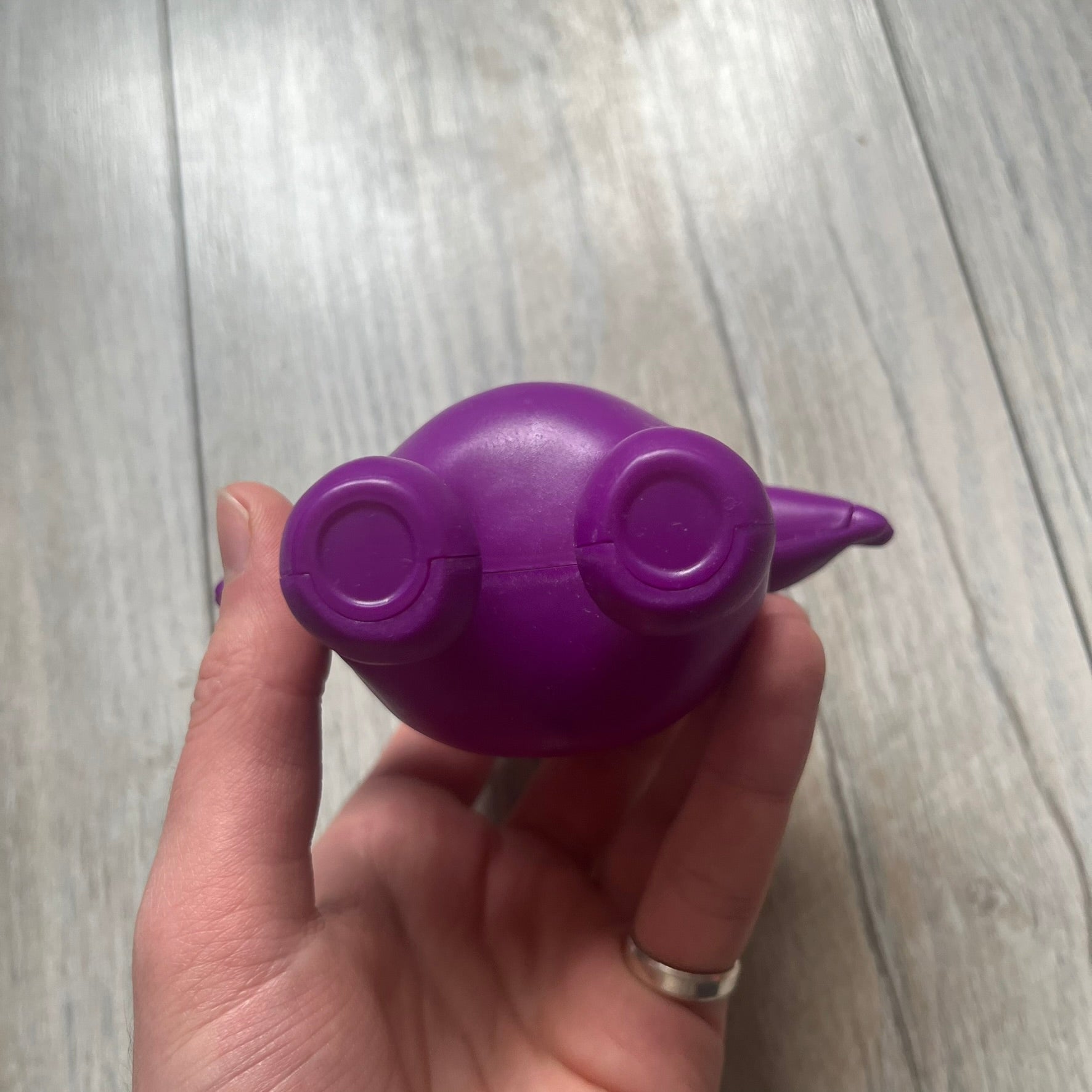 Official CPFM x McDonald’s Grimace collectible from the FW22 drop. The purple figure showcases the McDonald’s icon reimagined with CPFM’s four-eye design. Released October 3rd, 2022, as part of the limited adult Happy Meal collection, licensed on the back.