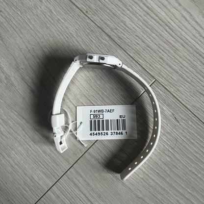 Casio F-91W "Sunny Day" White Digital Watch