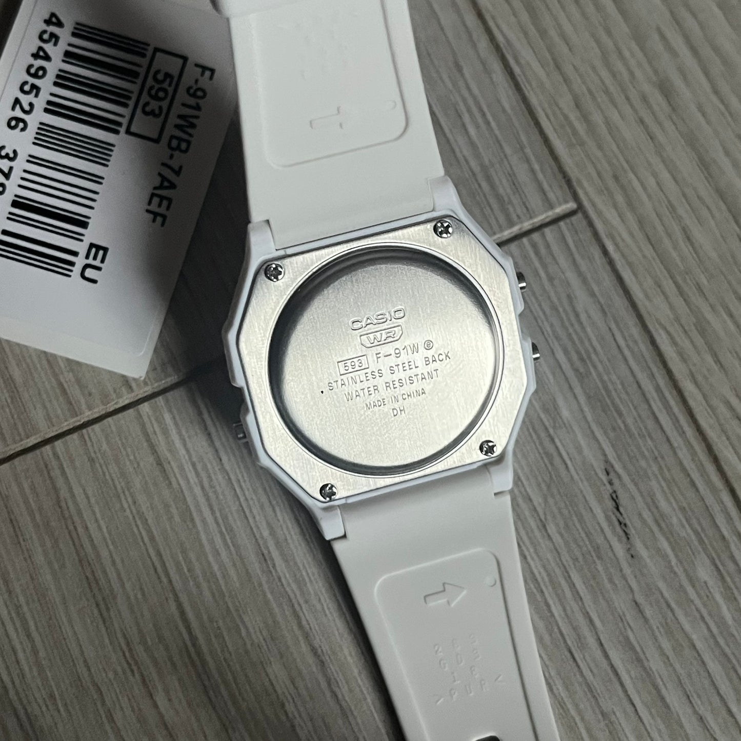 Casio F-91W "Sunny Day" White Digital Watch