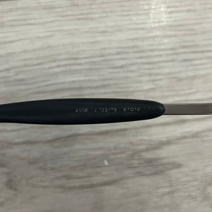 Chanel 4008 Rimless Silver Sunglasses with blue gradient lenses, combining a futuristic rimless design with vintage early 2000s style. Features CC logos on the temples, Chanel engraving on the bridge, and a silver metal frame. Made in Italy with CE certification.
