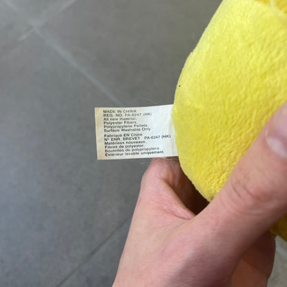 Club Penguin Series 2 Yellow Puffle Plushie was Released in 2009 by Disney and Jakks Pacific, featuring a looking up embroidered face, troll-like hair and a half plush half beanie body. It comes with a Disney-licensed tag.