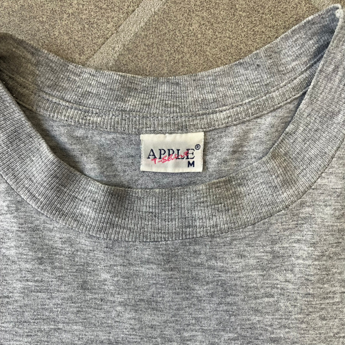 Counter Strike 2000's Bootleg Gray Tee is a gray, 100% cotton European bootleg made in Greece on an "Apple T-Shirt" blank, featuring a CS 1.6 counter-terrorist model T-posing on the front with "Counter-Strike" text printed below.