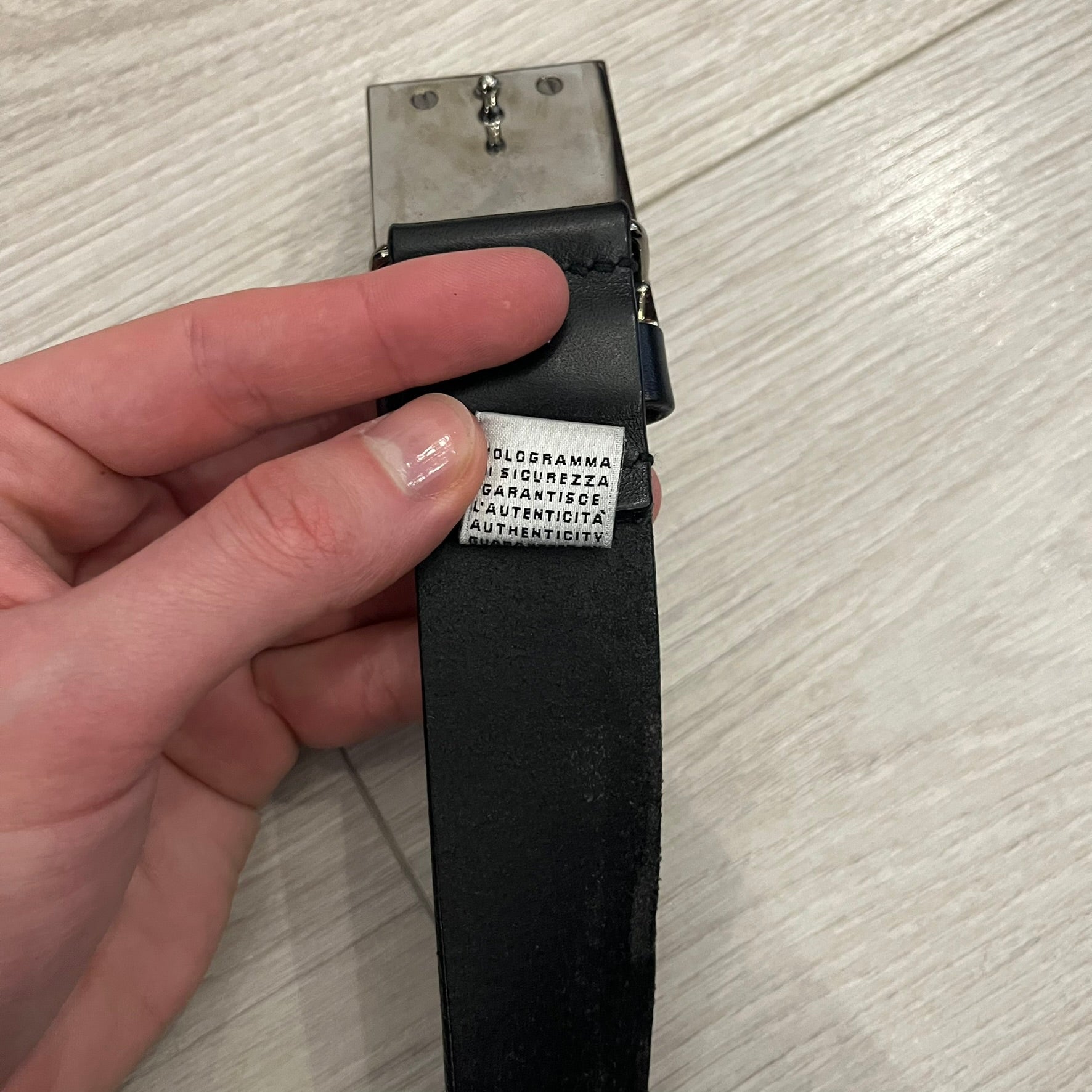 Dolce & Gabbana 2000's Silver/Gold Bars Belt – único13