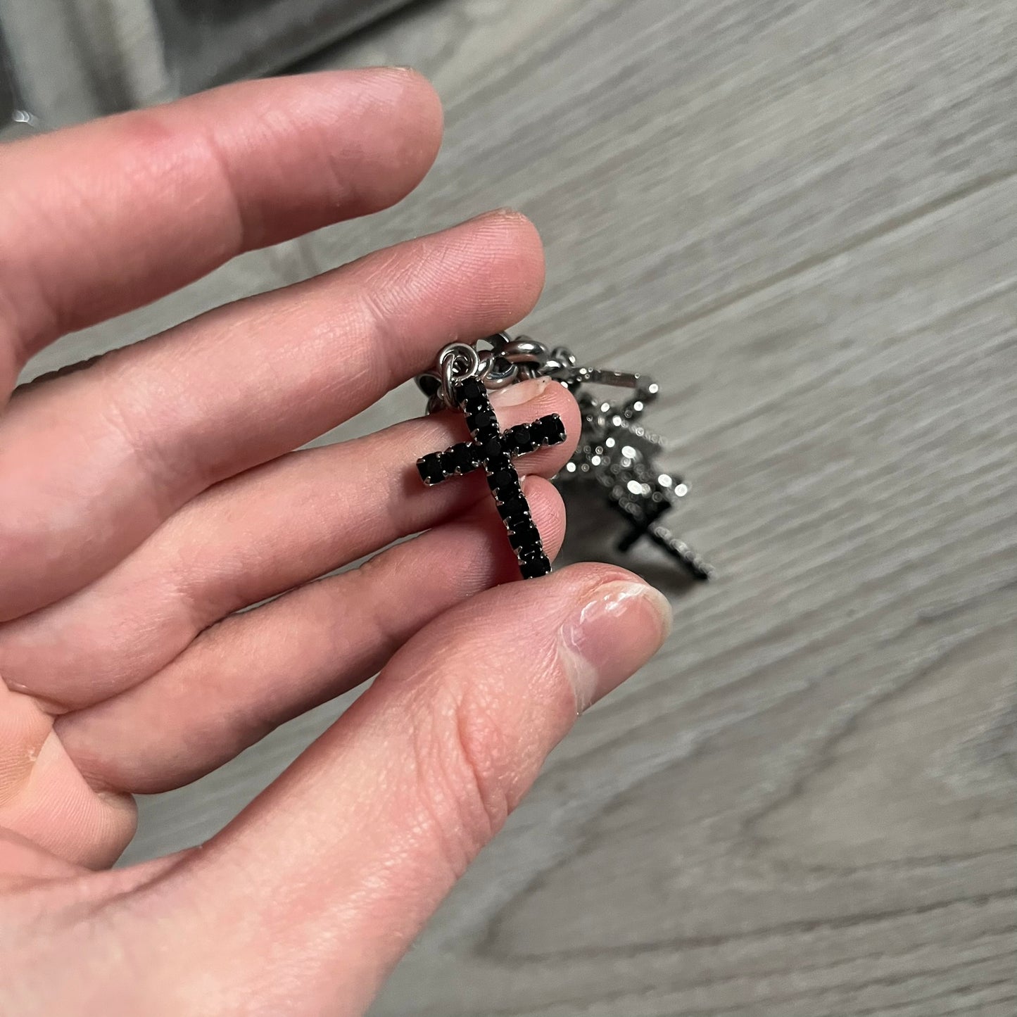 Dolce & Gabbana 7 Crosses Stainless Steel Bracelet