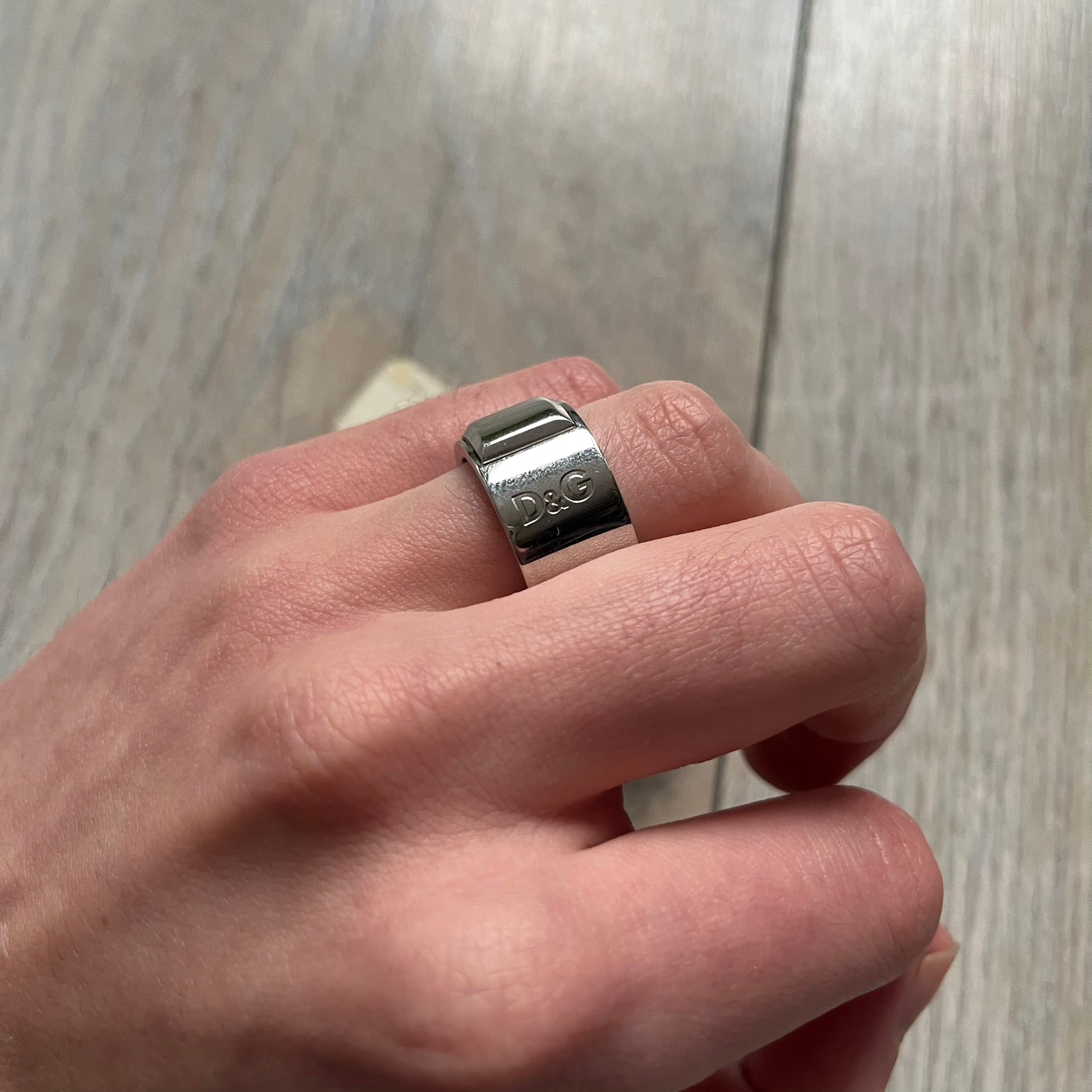 アクセサリー archive DOLCE&GABBANA Square Ring y2k