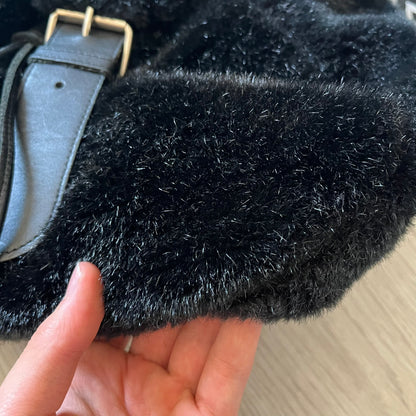 Dolce & Gabbana Faux Fur Backpack