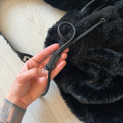 Dolce & Gabbana Faux Fur Backpack
