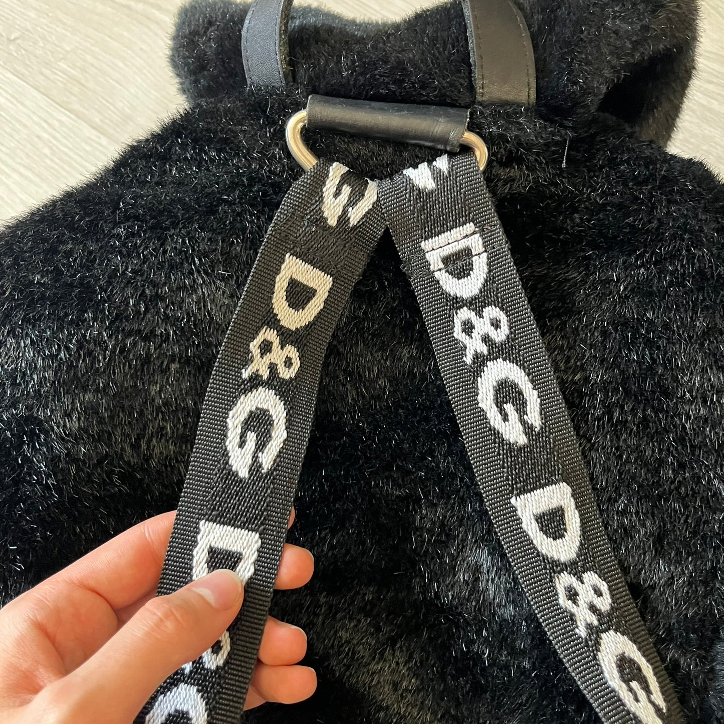 Dolce & Gabbana Faux Fur Backpack