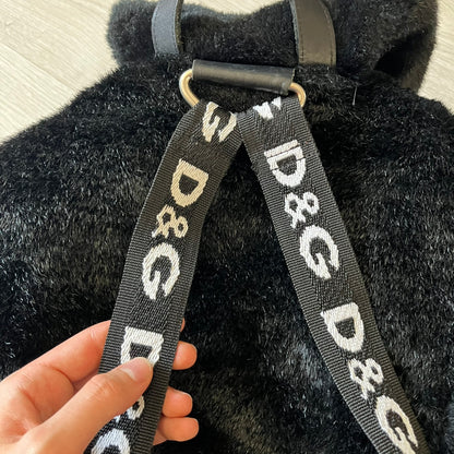 Dolce & Gabbana Faux Fur Backpack