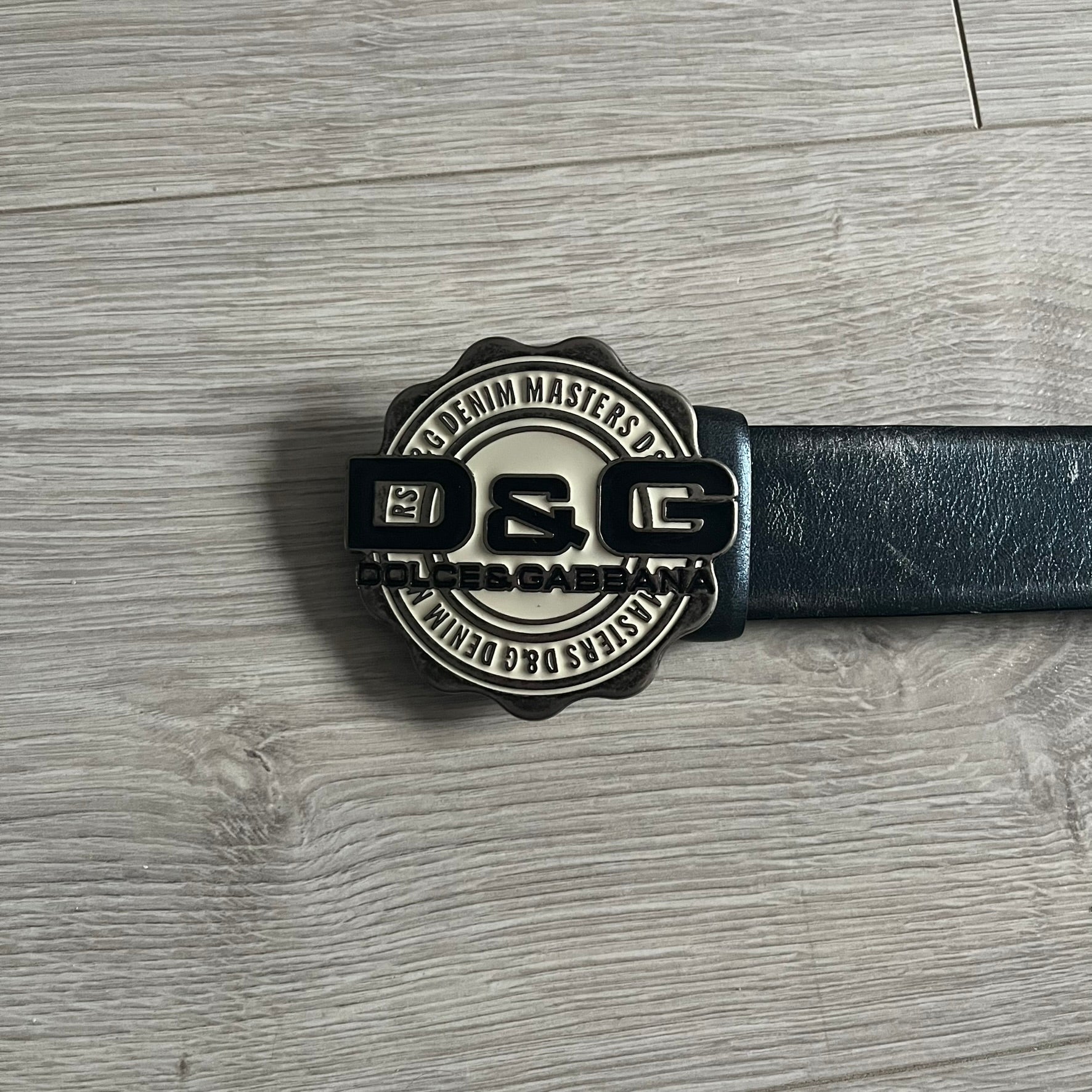 Dolce & Gabbana Round Stamp Belt – único13