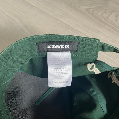 Dsquared2 Gabardine Love You Green Cap