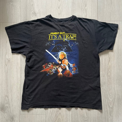 Family guy Star Wars It's a Trap! Tee Large