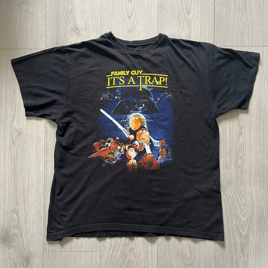 Family guy Star Wars It's a Trap! Tee Large