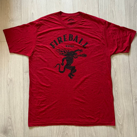 Fireball Whisky Red Tee
