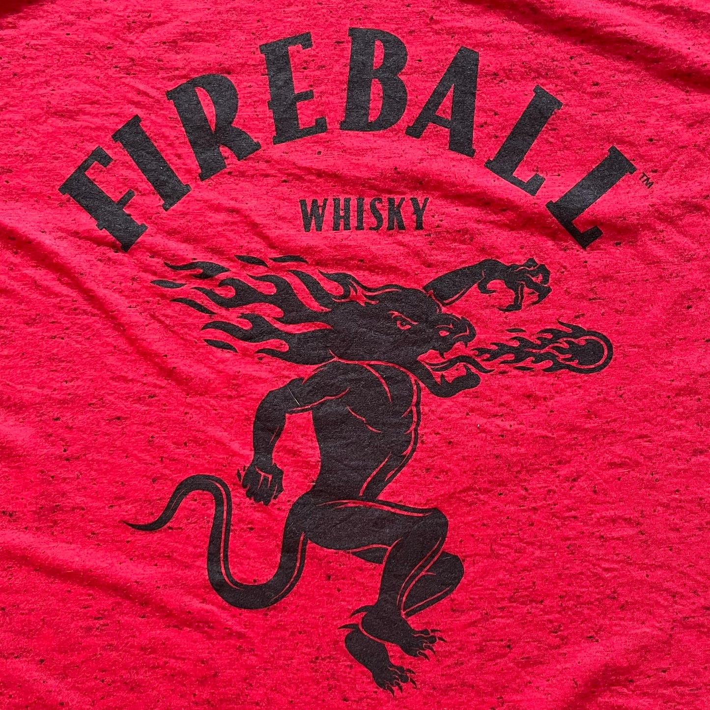 Fireball Whisky Red Tee