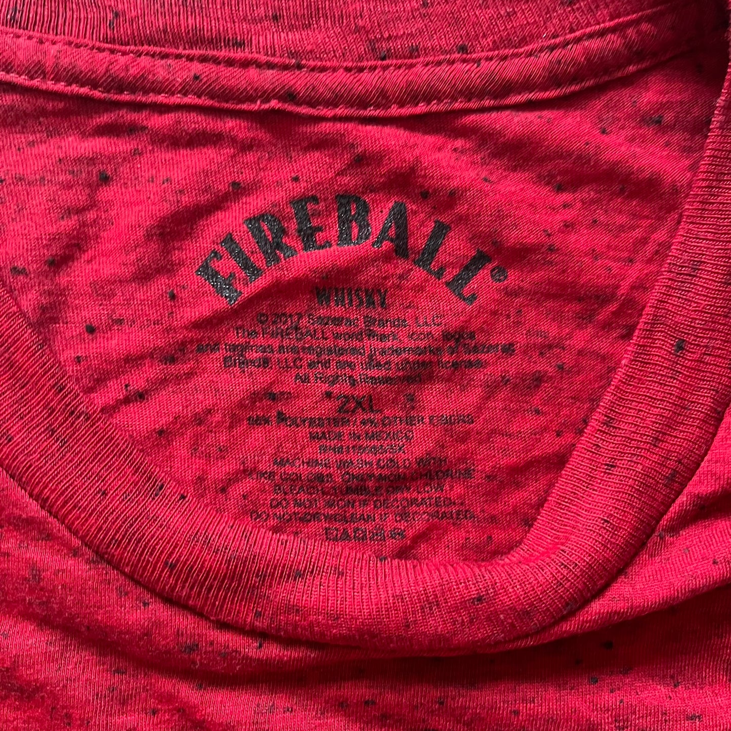 Fireball Whisky Red Tee
