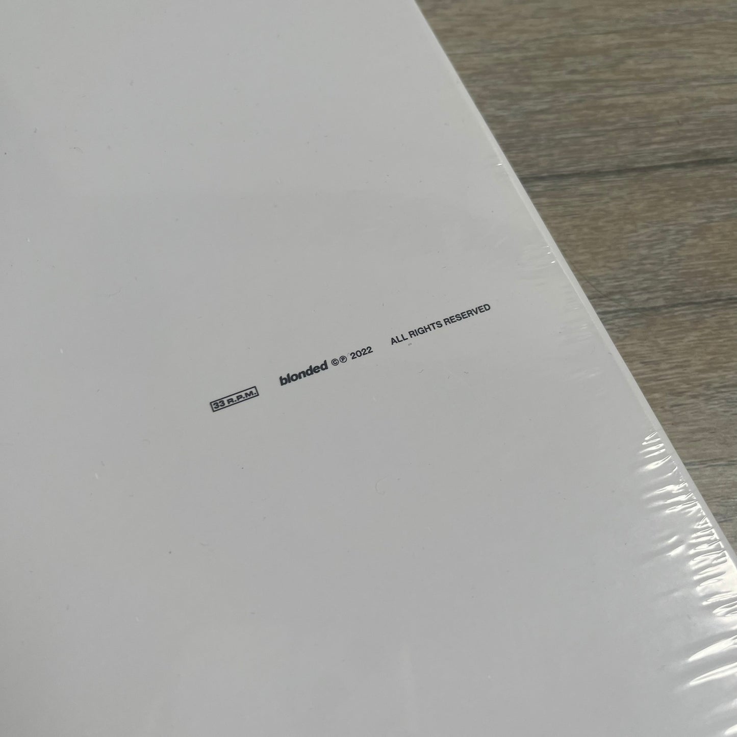 Frank Ocean “Blonde” 2x LP Vinyl Repress is a 2026 limited black double vinyl release presented in a gatefold sleeve. The set includes a 12" x 36" lyrics foldout and a 12" x 24" green foldout poster. It features two 12-inch records packaged in a minimalist white design consistent with the album’s aesthetic.