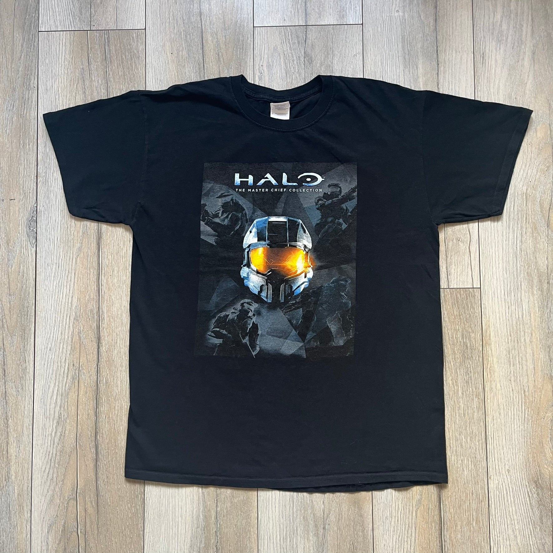 T-shirt Officiel Halo Master Chief Collection – Promotionnel Gildan Noir, Adulte Taille L