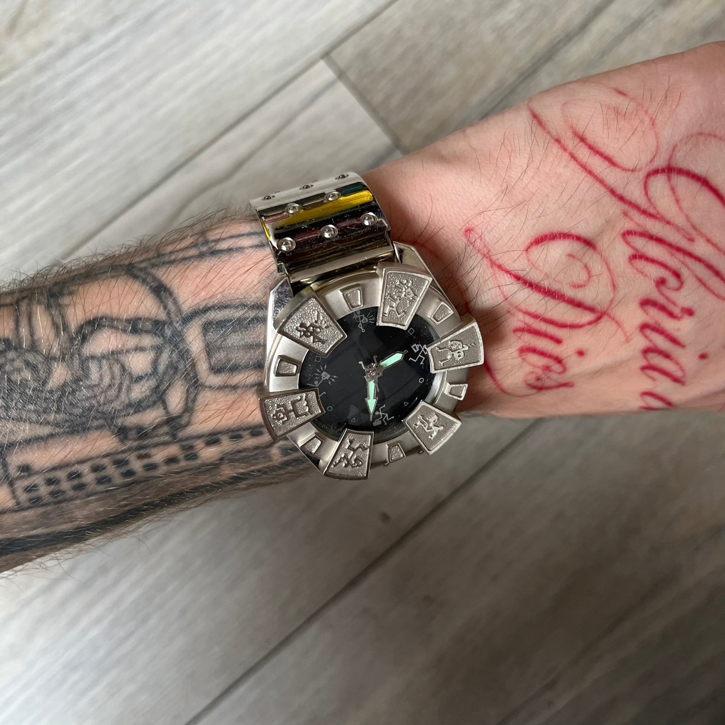 Hi-Tek Alexander 'Running Man' 90's Analog Watch