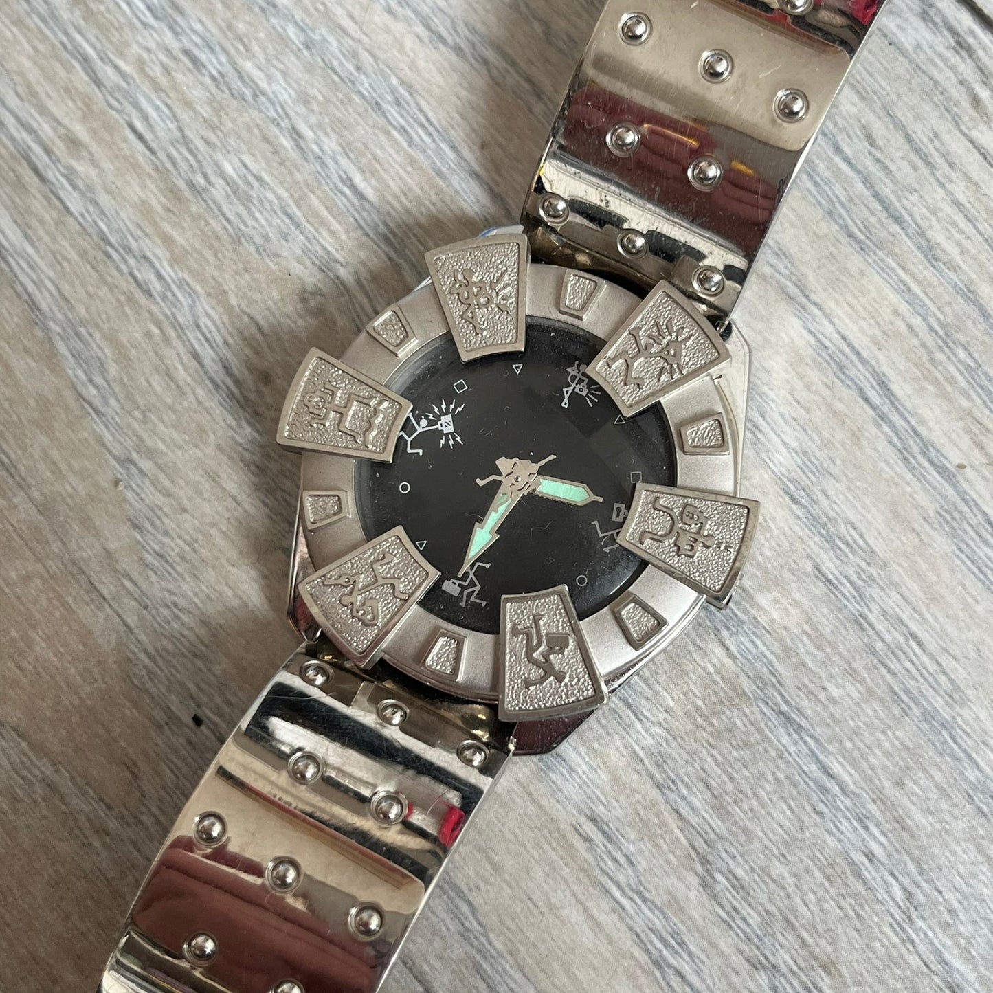 Hi-Tek Alexander 'Running Man' 90's Analog Watch
