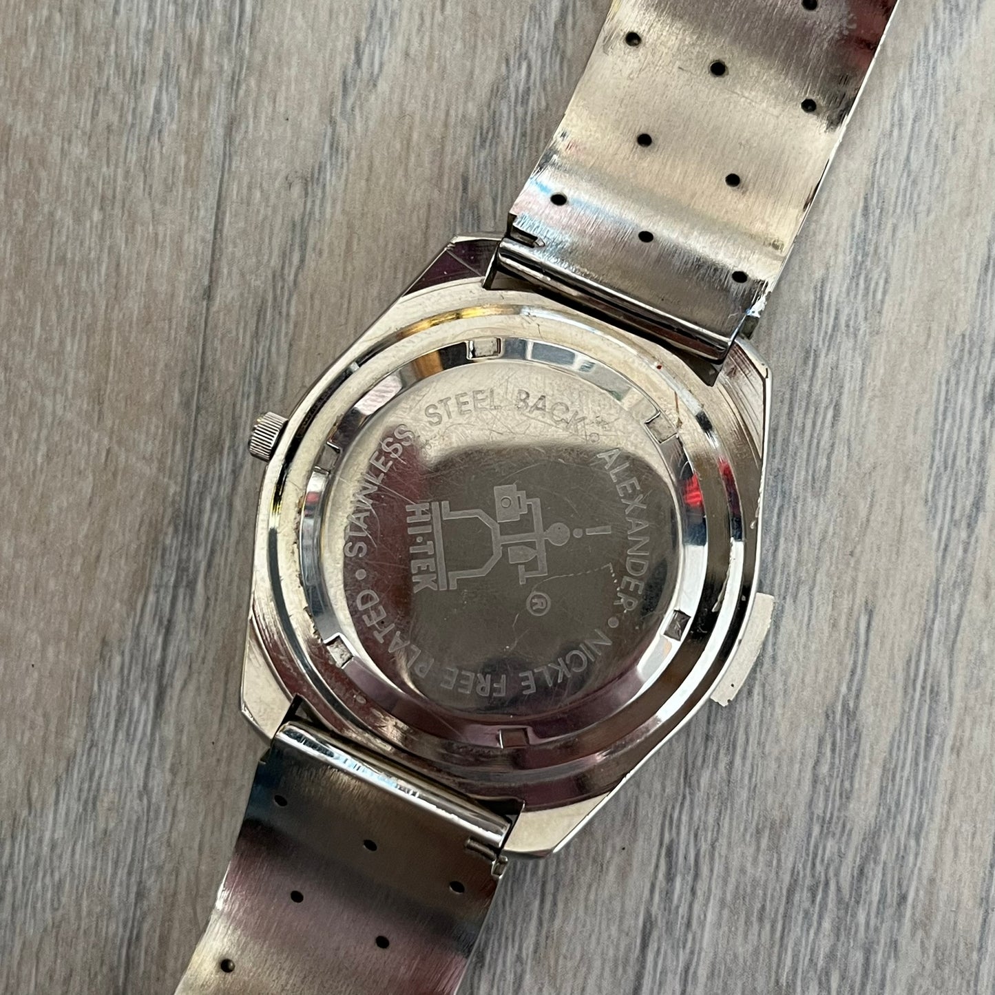 Hi-Tek Alexander 'Running Man' 90's Analog Watch