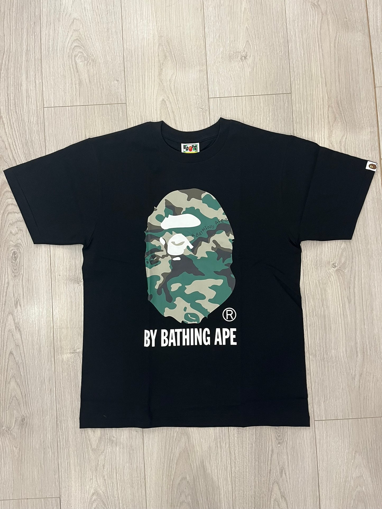 bape woodland camo tee